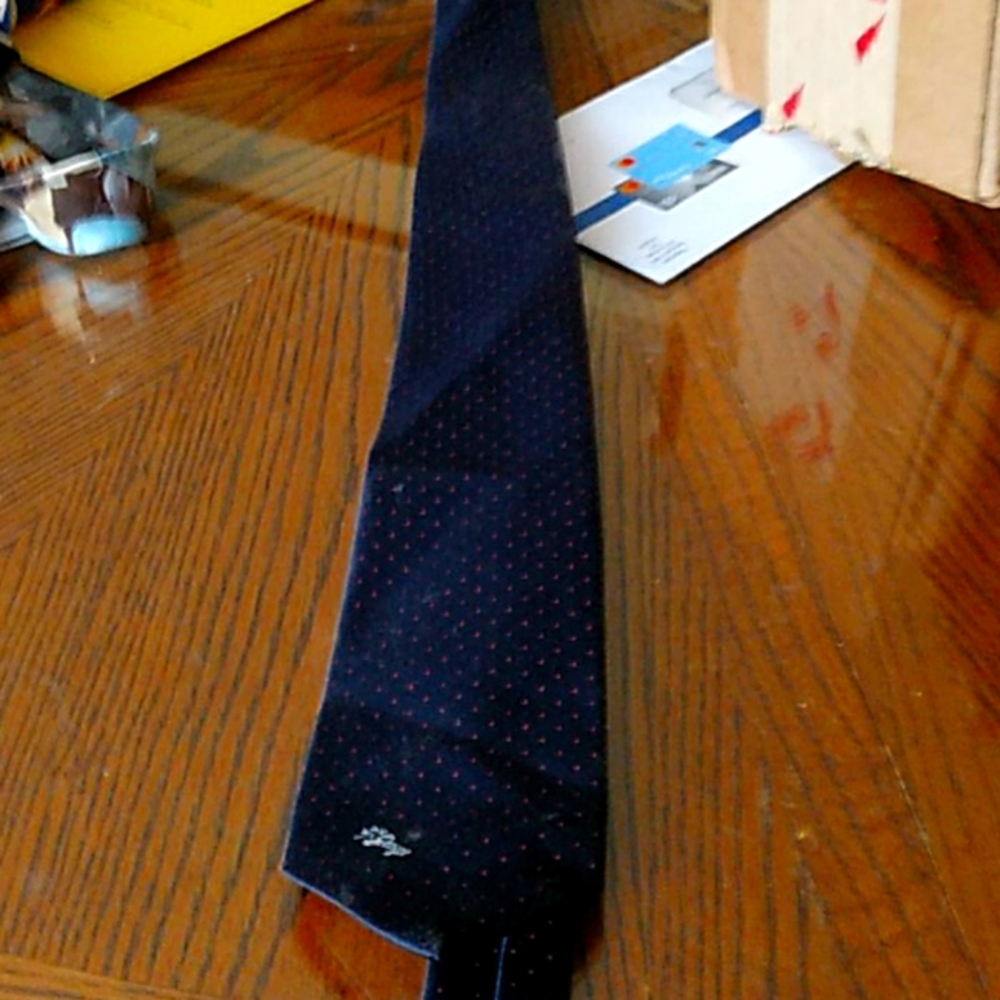 A polkadot tie